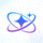 星空体育官方Logo，蓝色星空主题圆形标志